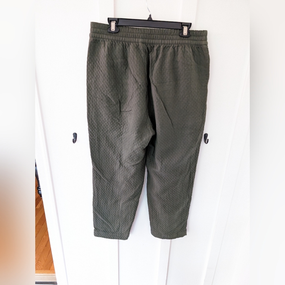 Madewell Pull-On High-Rise Tapered Pants in Diamond Jacquard - Picture 9 of 11